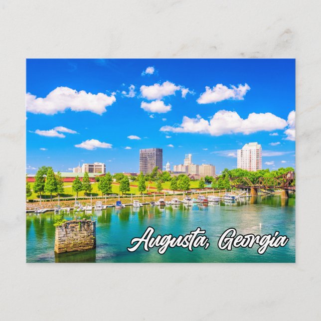 Postal Augusta, Georgia, Estados Unidos (Anverso)