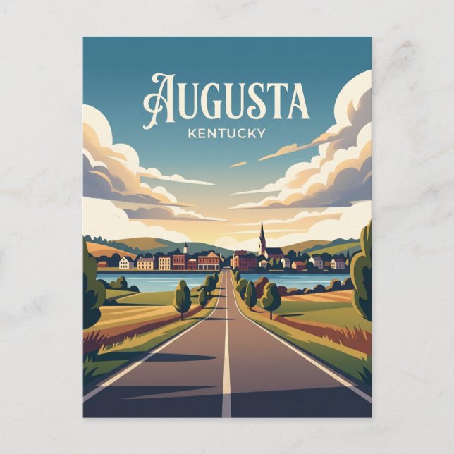 Postal Augusta Kentucky (Anverso)