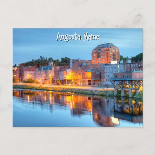 Postal Augusta Maine (Anverso)