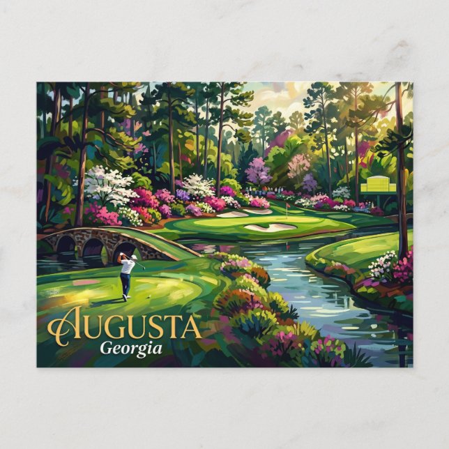 Postal Augusta National Golf Club EE. UU. (Anverso)