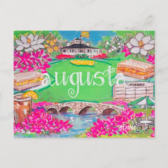 Postal Augusta National Icons (Anverso)