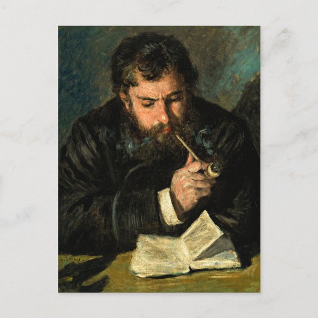 Postal Auguste Renoir de Claude Monet (Anverso)