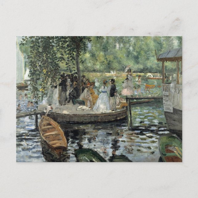 Postal Auguste Renoir - La Grenouillere (Anverso)