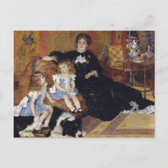 Postal Auguste Renoir - Madame Georges Charpentier (Anverso)