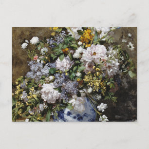Postal Auguste Renoir - Primavera Bouquet. Primavera