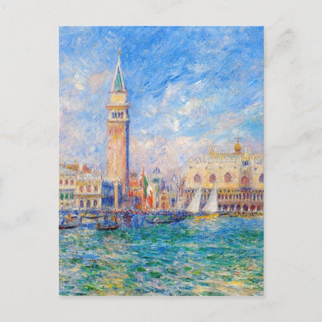 Postal Auguste Renoir - The Doges Palace Venice (Anverso)