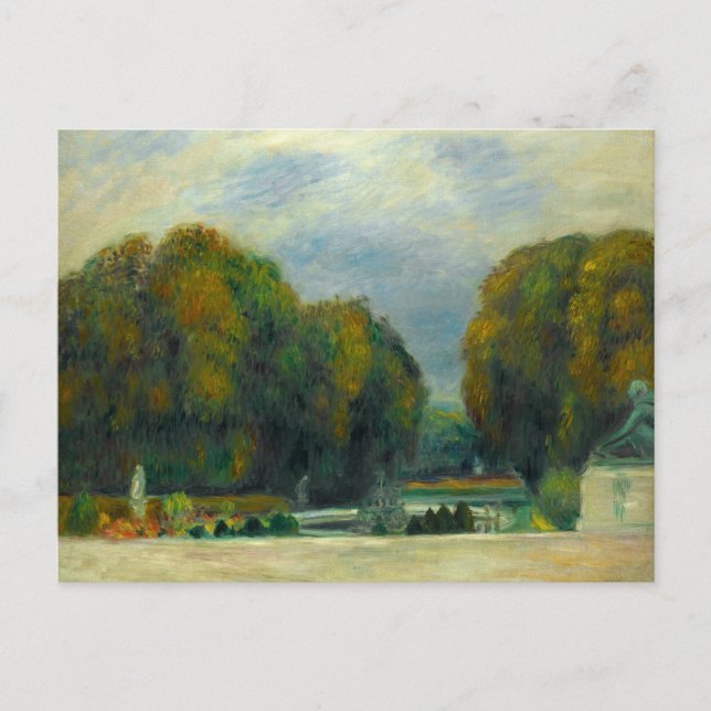 Postal Auguste Renoir - Versailles (Anverso)