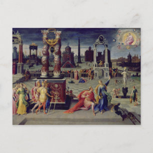 Postal Augusto y el Sibyl Tiburtino