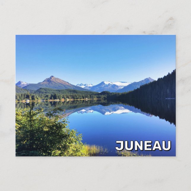 Postal Auke Lake Juneau, Alaska (Anverso)