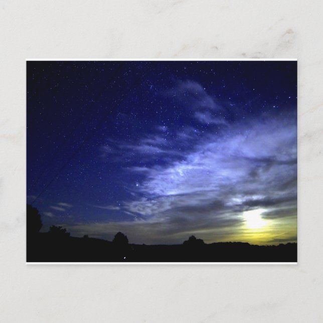 Postal aumento de la luna en Cambridge, Nueva York (Anverso)