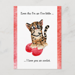 Postal Aun así, Te Amo Una Postcarta De Ocelot