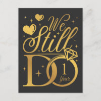 Aún lo hacemos 1 año de aniversario de bodas