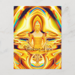 Postal Aura, fuerza y meditación_