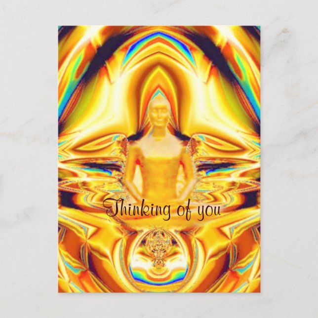 Postal Aura, fuerza y meditación_ (Anverso)
