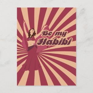 Postal Aurdrey Love Be my Habibi