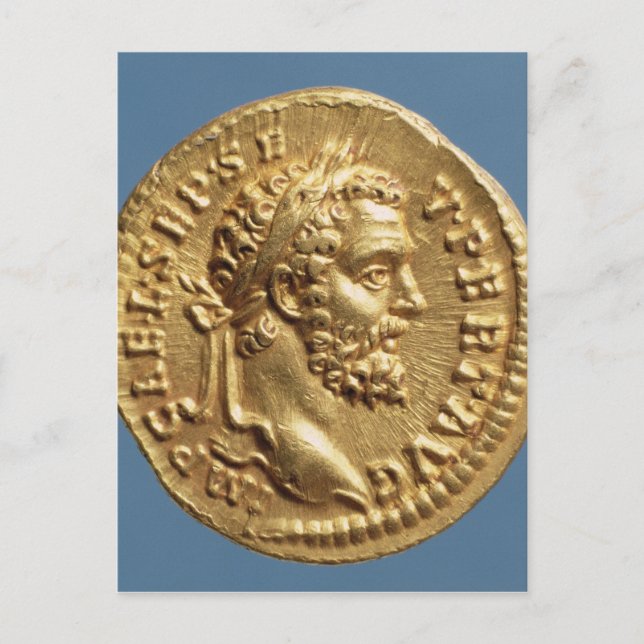 Postal Aureo de Septimius Severus (Anverso)