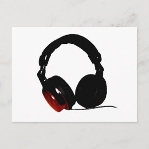 Postal Auriculares de Pop Art