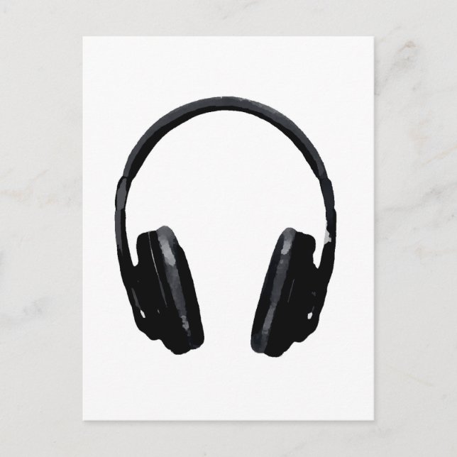 Postal Auriculares de Pop Art (Anverso)