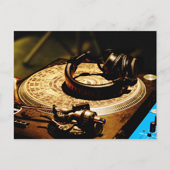 Postal Auriculares DJ1 (Anverso)