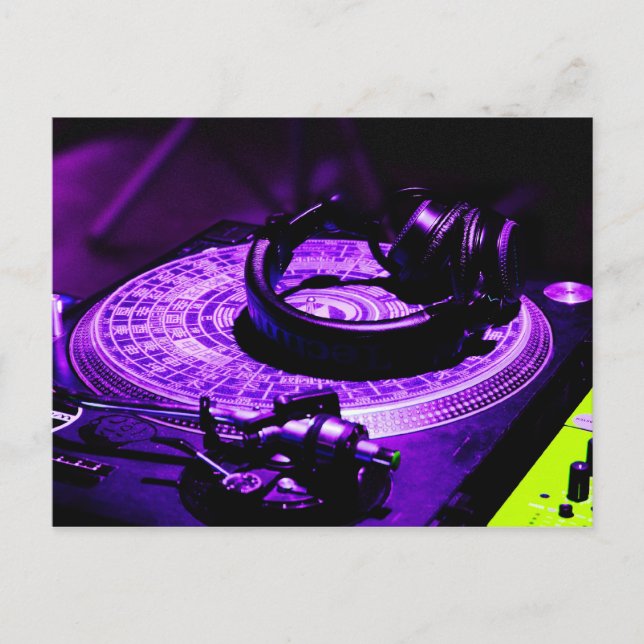 Postal Auriculares DJ 3 (Anverso)