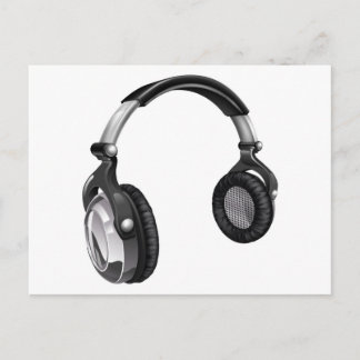 Postal Auriculares musicales geniales