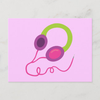 Postal Auriculares Neon