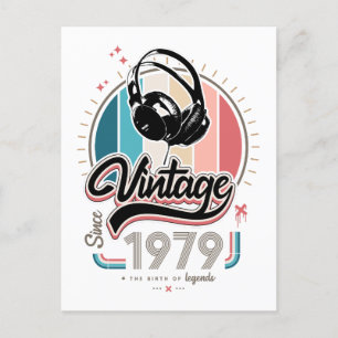 Postal Auriculares Vintage desde 1979