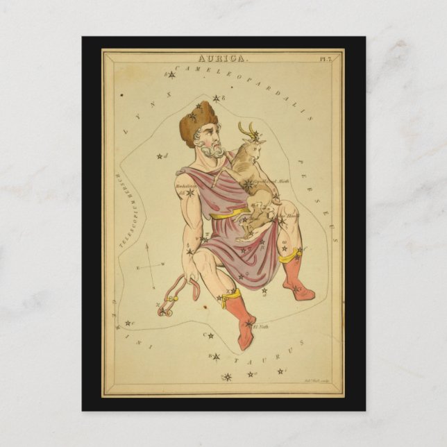 Postal Auriga (Anverso)