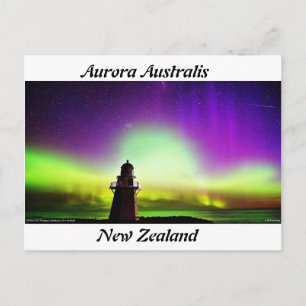 Postal Aurora Australis Nueva Zelanda