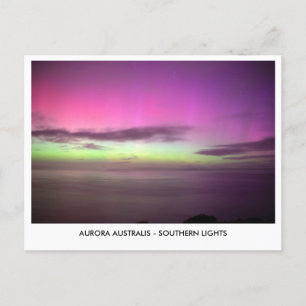Postal Aurora Australis - Southern Lights Night Sky