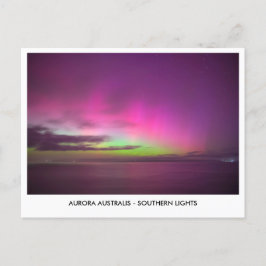 Postal Aurora Australis - Southern Lights Night Sky