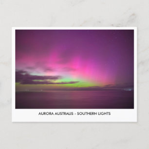 Postal Aurora Australis - Southern Lights Night Sky