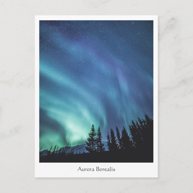 Postal Aurora Boreal (Anverso)