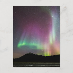 Postal Aurora boreal Cordillera Brooks, Alaska