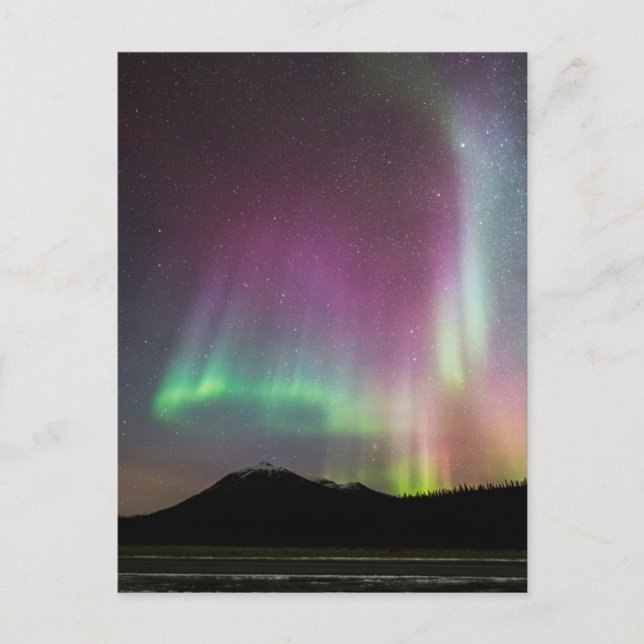 Postal Aurora boreal | Cordillera Brooks, Alaska (Anverso)