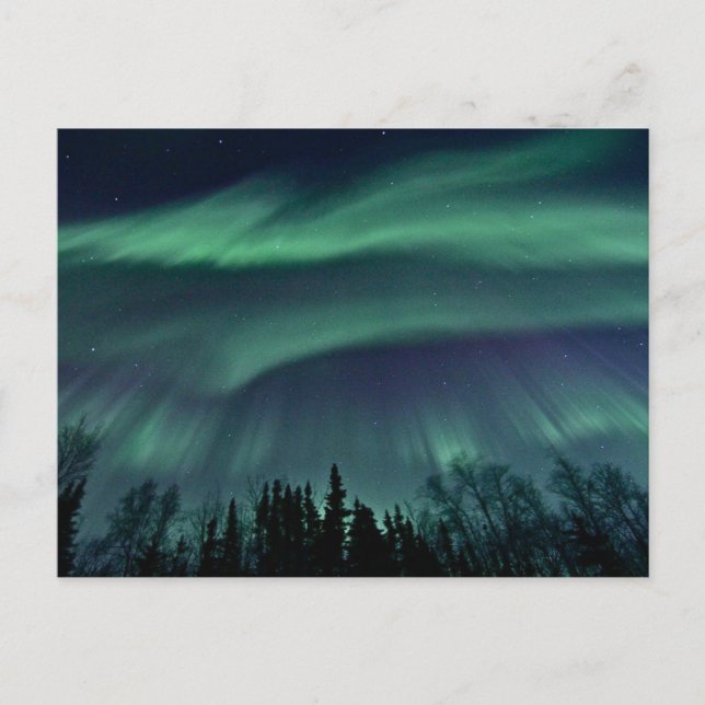 Postal Aurora boreal de Alaska, ZTD (Anverso)
