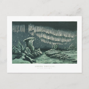 Postal Aurora Boreal , Latitudes Altas 1891