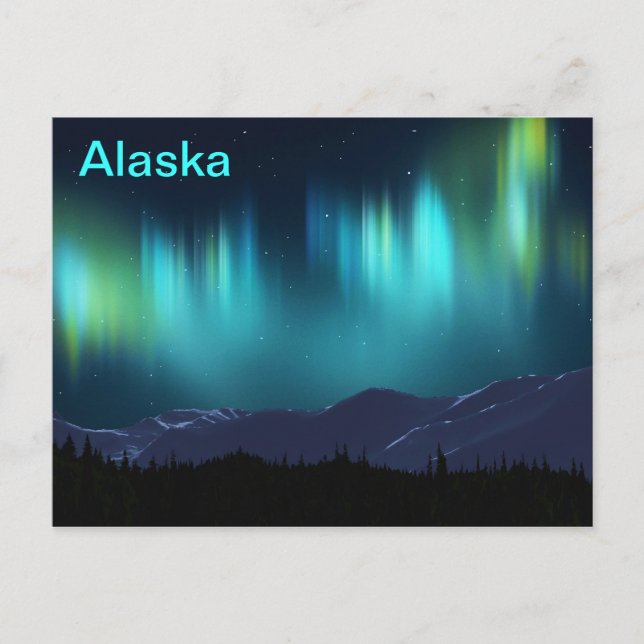 Postal Aurora Borealis (Anverso)