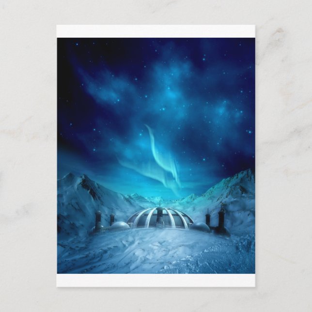 Postal Aurora Borealis (Anverso)