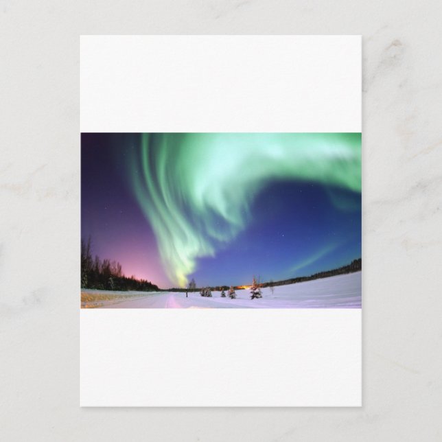 Postal Aurora Borealis (Anverso)
