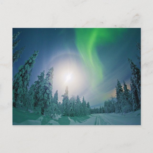 Postal Aurora Borealis (Anverso)