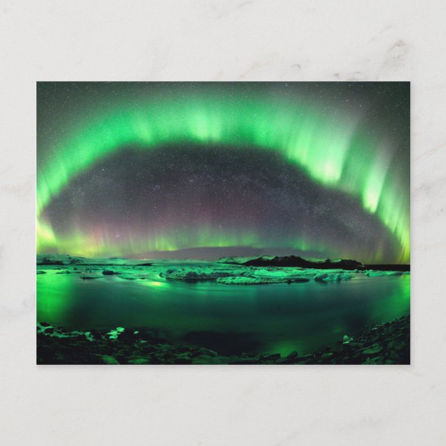 Postal Aurora Borealis (Anverso)
