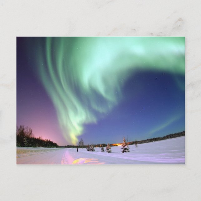Postal Aurora Borealis (Anverso)