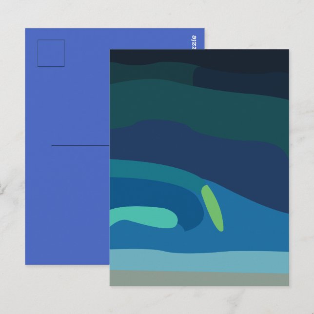 Postal Aurora Borealis (Anverso / Reverso)