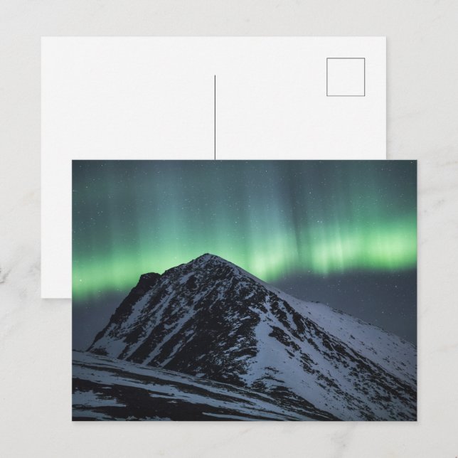 Postal Aurora Borealis (Anverso / Reverso)