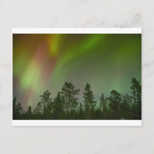 Postal Aurora Borealis Northern Lights Skys Glow Sparkle