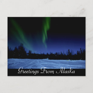 Postal Aurora Borealis Postcard