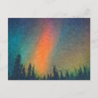 Postal Aurora Borealis Van Gogh