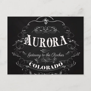 Postal Aurora, Colorado - Puerta A Las Rockies