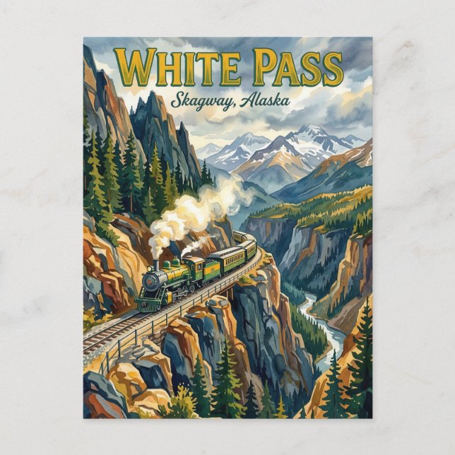 Postal Aurora de Fairbanks EE. UU. (Anverso)